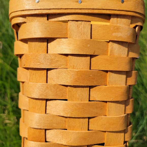 1996 Longaberger Utensil ~ Spoon Basket with Wood  Insert ~ Cottage! ~ - Picture 8 of 16